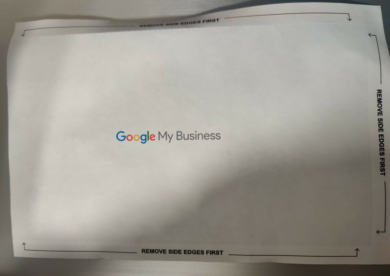 google my business mail verification image